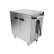 Mobile Heated Cabinet – 40 Plated Meal Capacity, Stainless Steel, Thermostatic Control, Lockable Castors