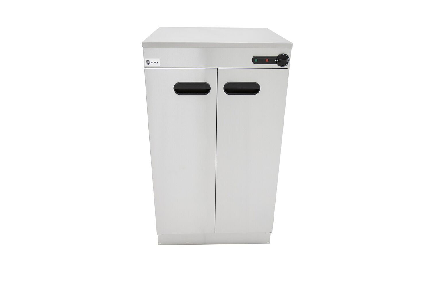 Tall Double Door Electric Plate Warmer – Stainless Steel Floor Standing, Thermostatically Controlled, 240 Plates Capacity, 80°C Max, Chrome Shelves