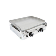 LPG Gas Griddle – Dual Zone Cooking, Thermostatic Control, Stainless Steel, Mobile Catering Friendly