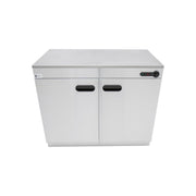Double Door Electric Plate Warmer – 240 Plate Capacity, Stainless Steel, Thermostatic Control, Floor Standing