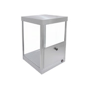 Countertop Nacho & Popcorn Warmer Cabinet – Stainless Steel, Illuminated Display, Heated Base
