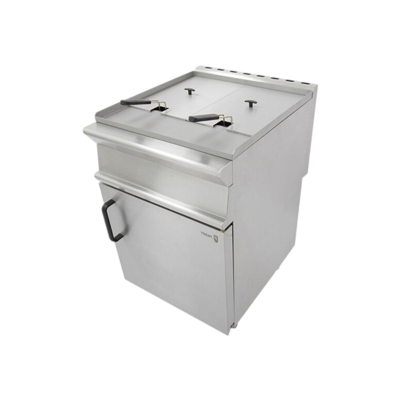 LPG Double Pedestal Gas Fryer – 2x12L Commercial Deep Fryer, Thermostatic Control, Piezo Ignition