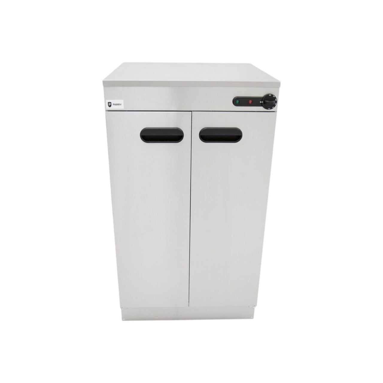 Tall Double Door Electric Plate Warmer – Stainless Steel Floor Standing, Thermostatically Controlled, 240 Plates Capacity, 80°C Max, Chrome Shelves