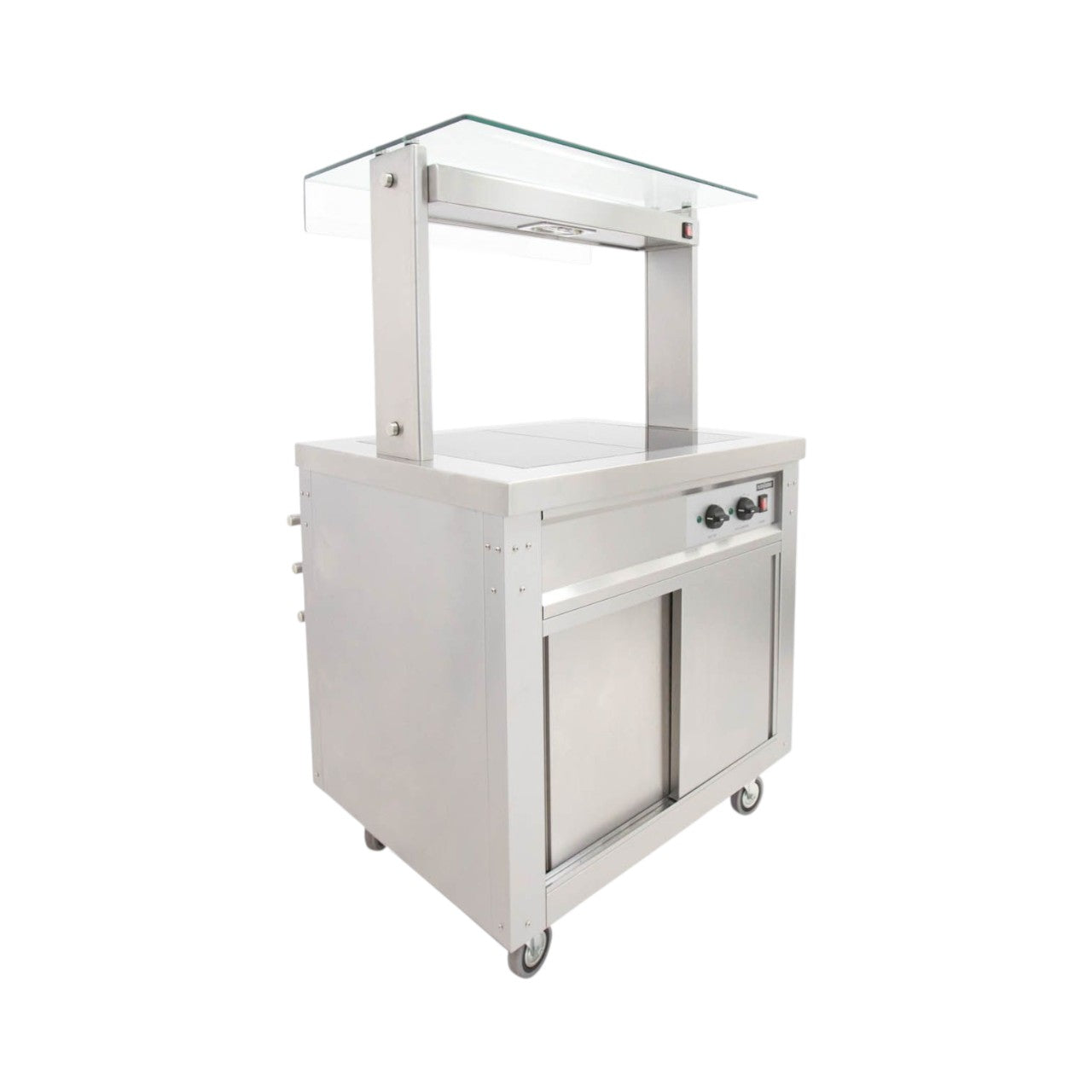 FS-HT2 Flexi-Serve Hot Top with Quartz Heated Gantry – Stainless Steel, 700mm Wide, Adjustable Shelves, Fan-Assisted Hot Cupboard
