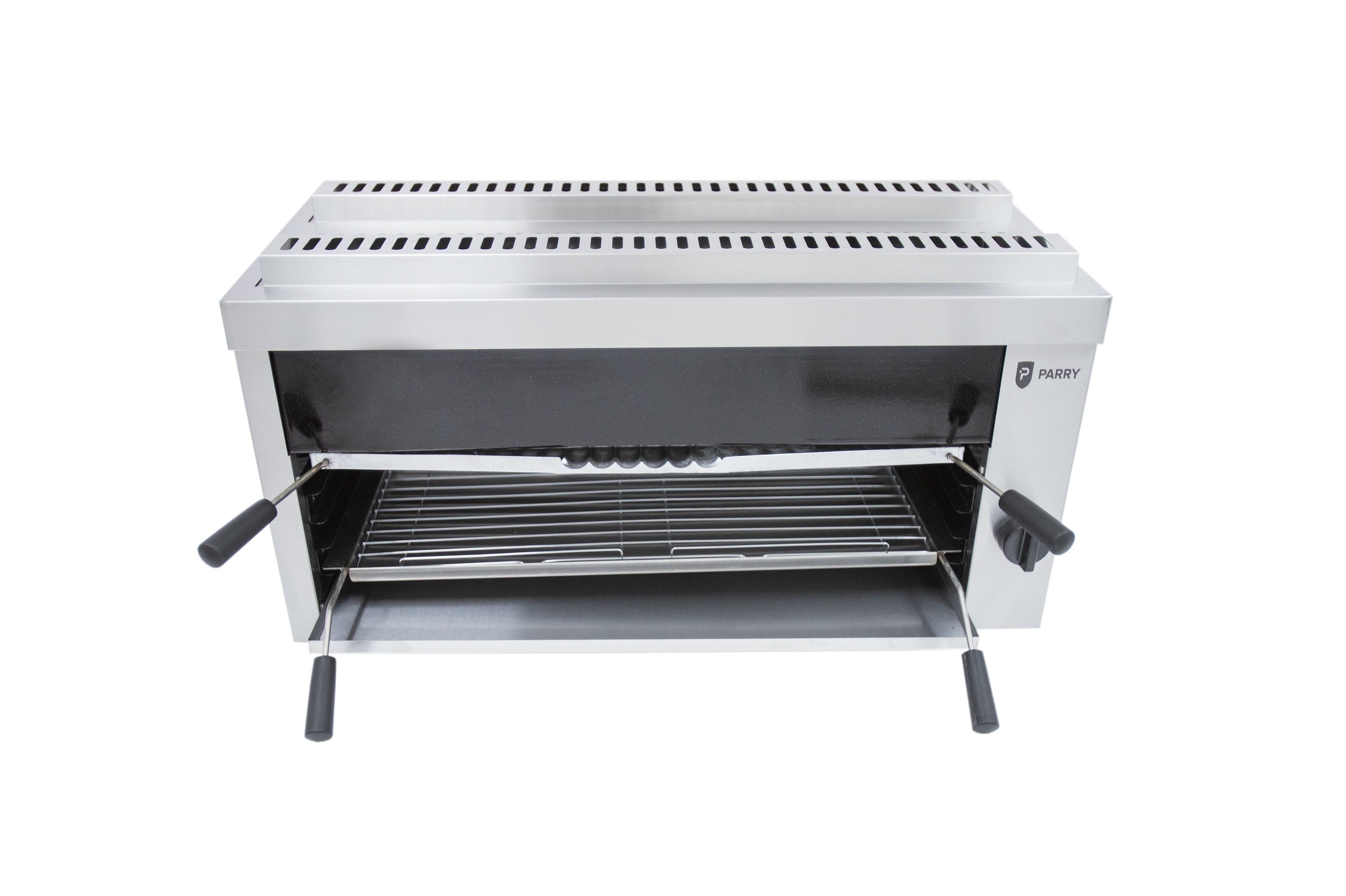 Natural Gas Salamander Wall Grill – High-Grade Stainless Steel, Dual Zone Cooking, Automatic Ignition, Adjustable Flame, Wall or Stand Mountable