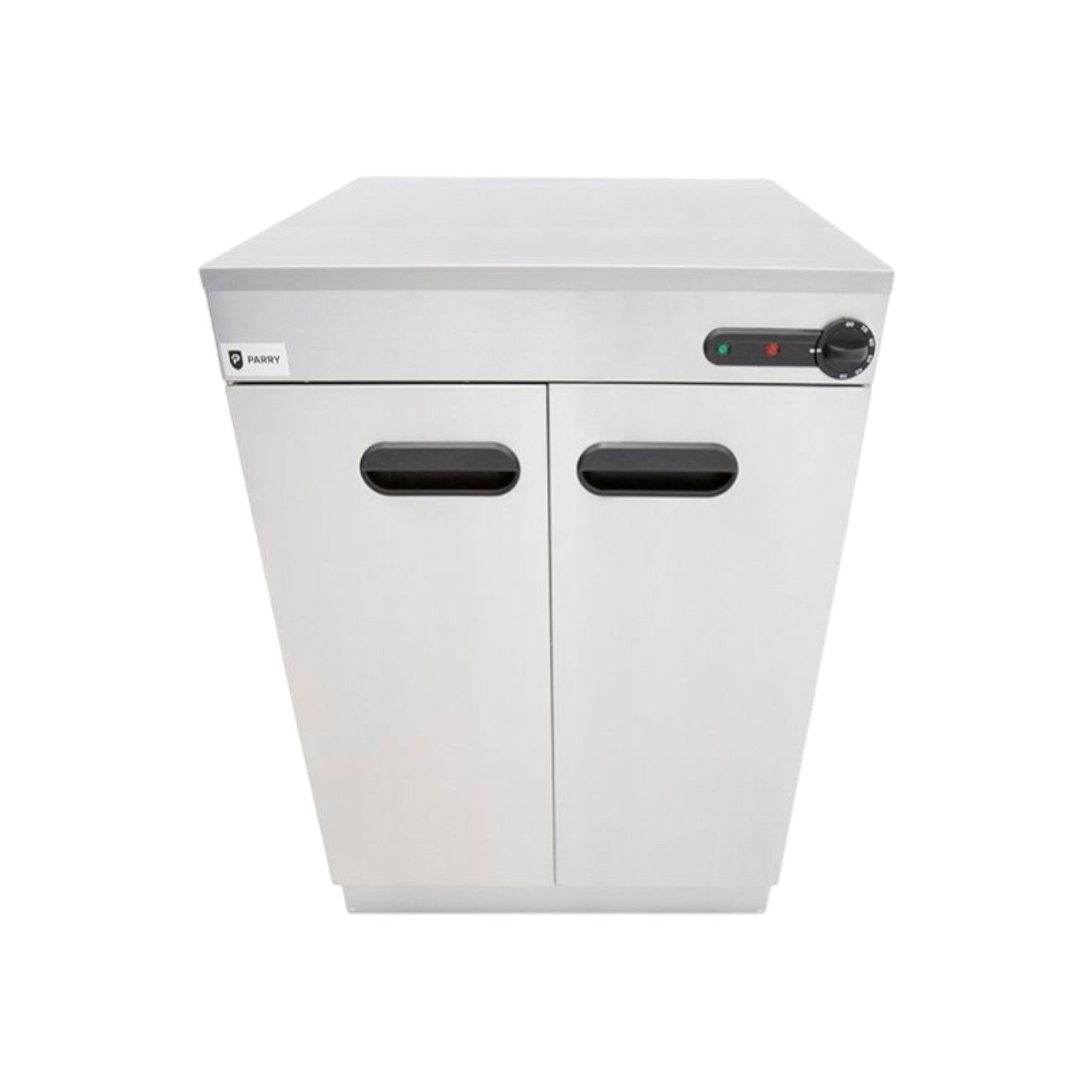 Small Double Door Electric Plate Warmer – 180 Plate Capacity, Stainless Steel, Thermostatically Controlled, Floor Standing, 2kW, Silver