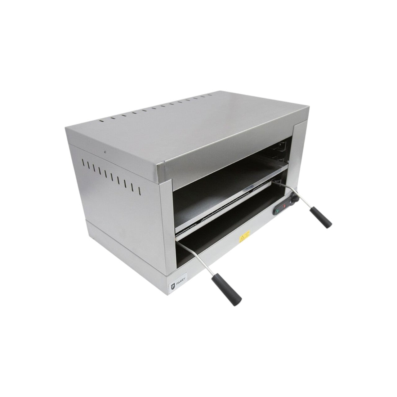 Electric Salamander Grill – 2.5kW Wall-Mount or Tabletop, Removable Pan & Toasting Rack, 3 Heat Settings