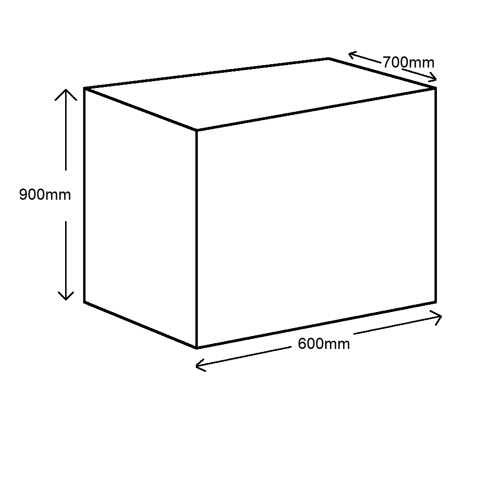 FS-AO Flexi-Serve Ambient Open Display Unit – Stainless Steel, 600x700x900mm, Locking Castors, Customizable Colour Fascia