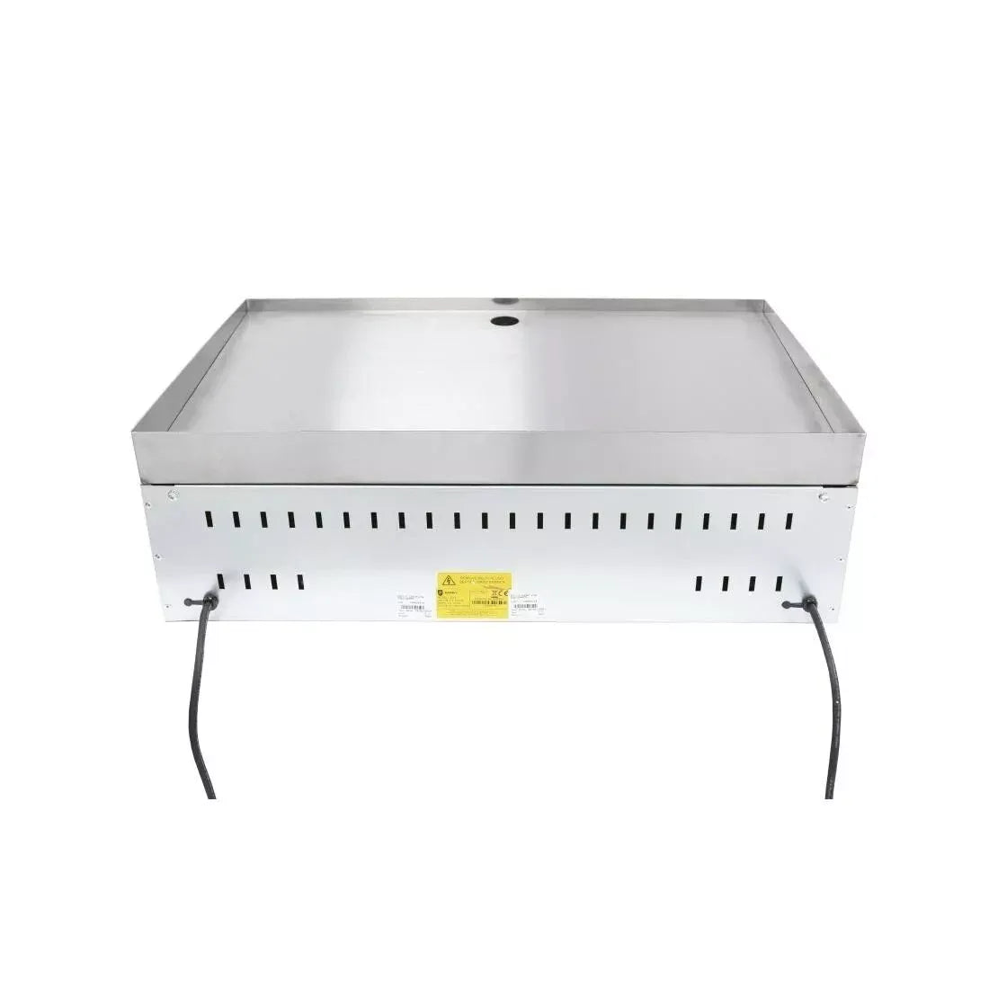 Double Zone Commercial Electric Griddle – 750mm Stainless Steel Plate, Dual 3kW Elements, Countertop