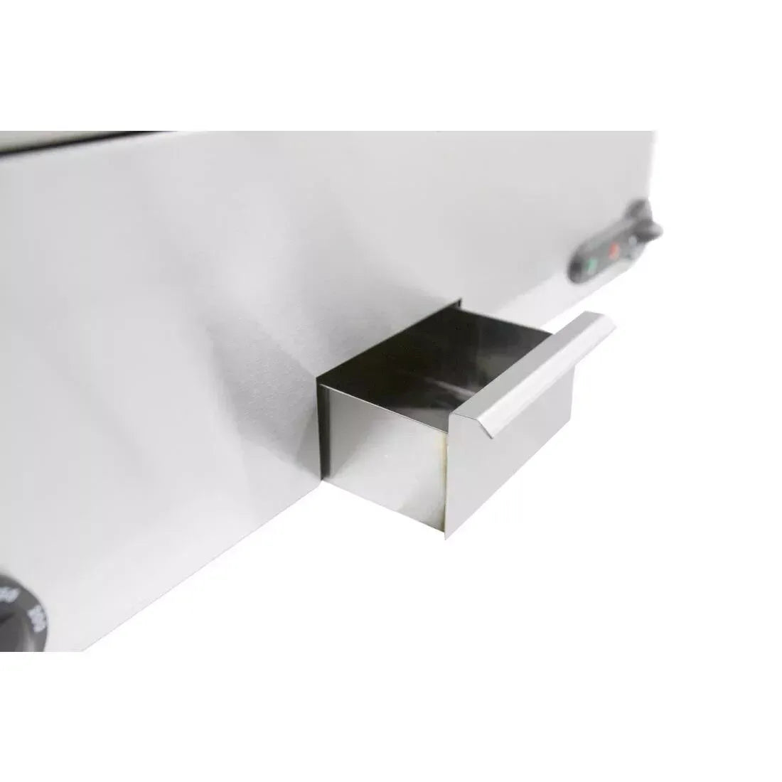 Double Zone Commercial Electric Griddle – 750mm Stainless Steel Plate, Dual 3kW Elements, Countertop