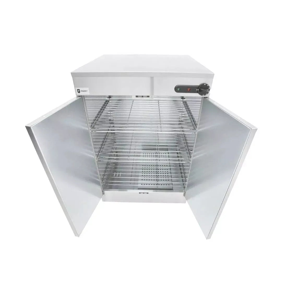 Small Double Door Electric Plate Warmer – 180 Plate Capacity, Stainless Steel, Thermostatic Control, 2kW