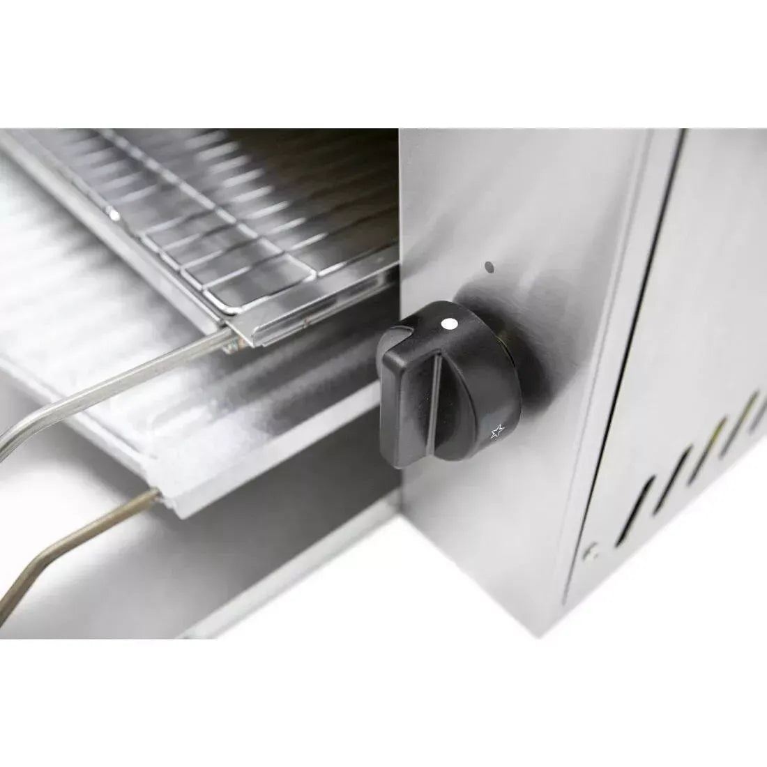 Natural Gas Salamander Wall Grill – Stainless Steel, Dual Zone Cooking, Wall or Stand Mounted