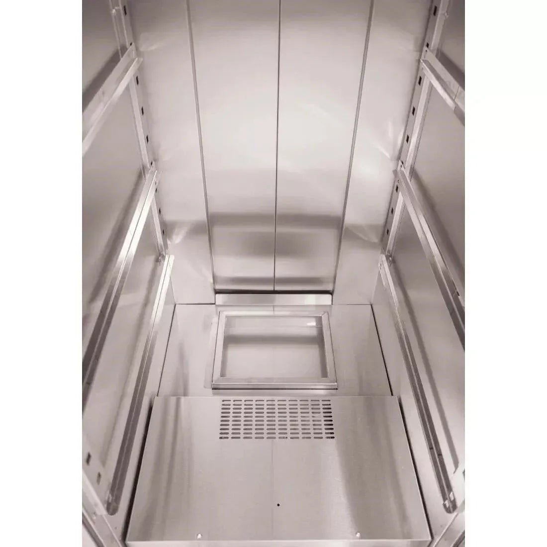 Double Banqueting Trolley – High-Capacity Mobile Heated Cabinet, Stainless Steel, 2 x 13A Plug