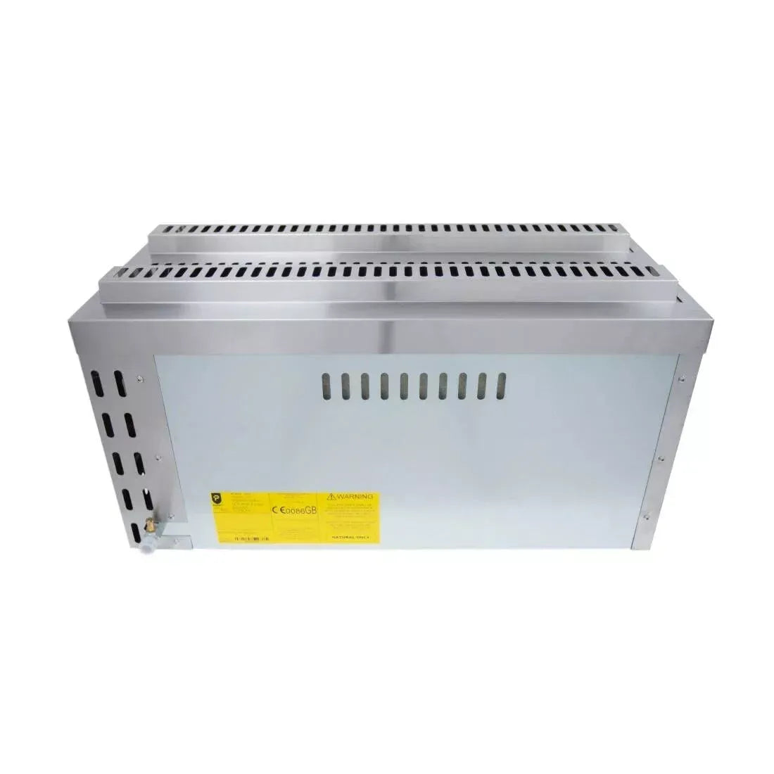 Natural Gas Salamander Wall Grill – Dual Zone, Auto Ignition, Adjustable Flame, Wall or Stand Mountable