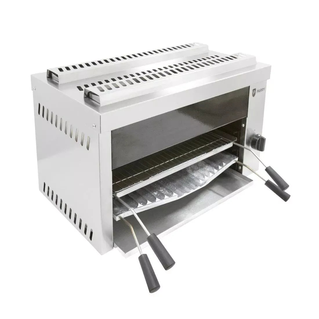 LPG Salamander Wall Grill – Dual Zone, Flame Failure Safety, Adjustable Heat, Removable Fat Tray