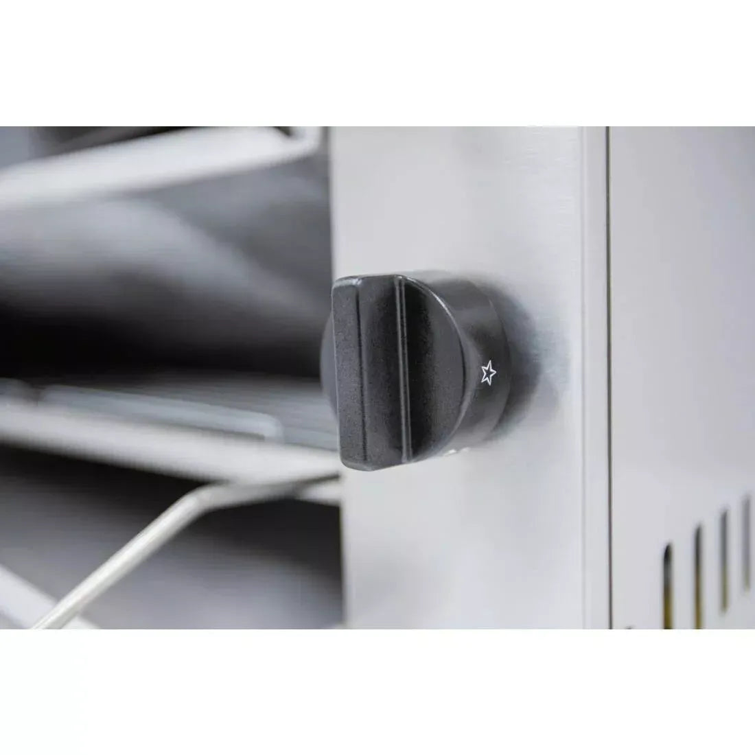 Natural Gas Salamander Wall Grill – Dual Zone, Auto Ignition, Adjustable Flame, Wall or Stand Mountable