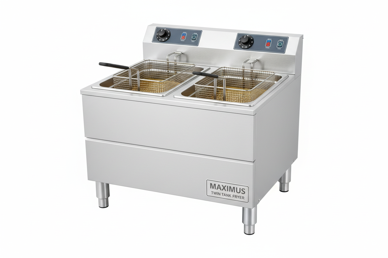 Maximus Twin Tank Fryer