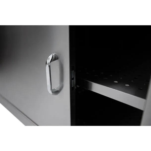 1200mm Heated Storage Hot Cupboard – Stainless Steel, Adjustable Shelves, Thermostatic Control, Lockable Castors, 1.5kW