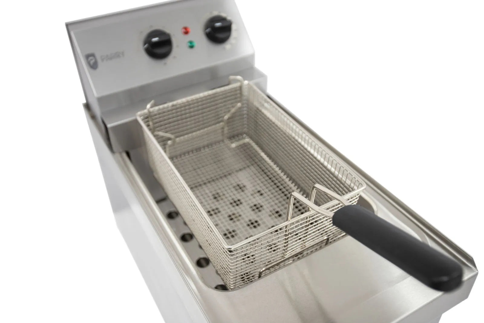 Single Countertop Electric Fryer – 9L, Thermostatic Control, Safety Thermostat, Stainless Steel, 6kW Hardwired