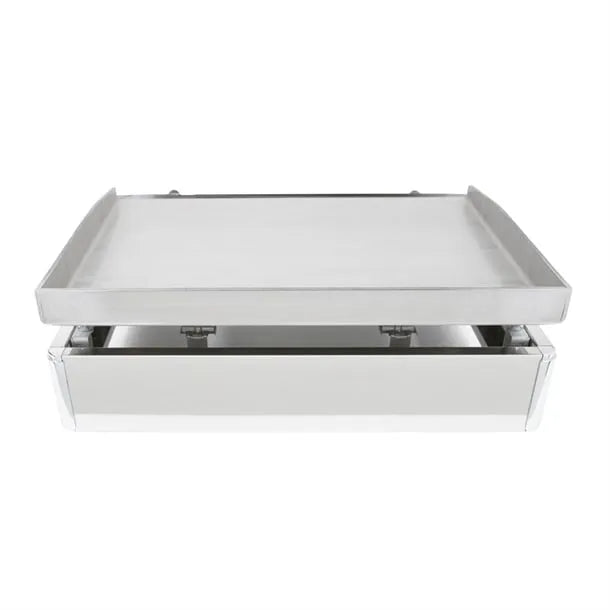 LPG Gas Griddle – Dual Zone Cooking, Thermostatic Control, Stainless Steel, Mobile Catering Friendly